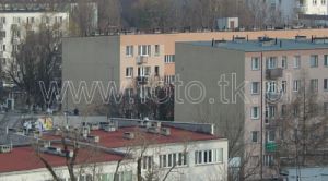 widok z g�ry, do ulicy Pruszkowskiej