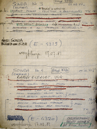 Pierwszy zapis w zeszycie blok�w filmowych programu - wpisu dokona� Andrzej Kurek.